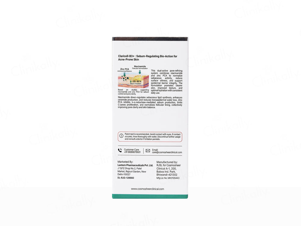 Cosmosheer Clinical Claricell-B3+ Serum