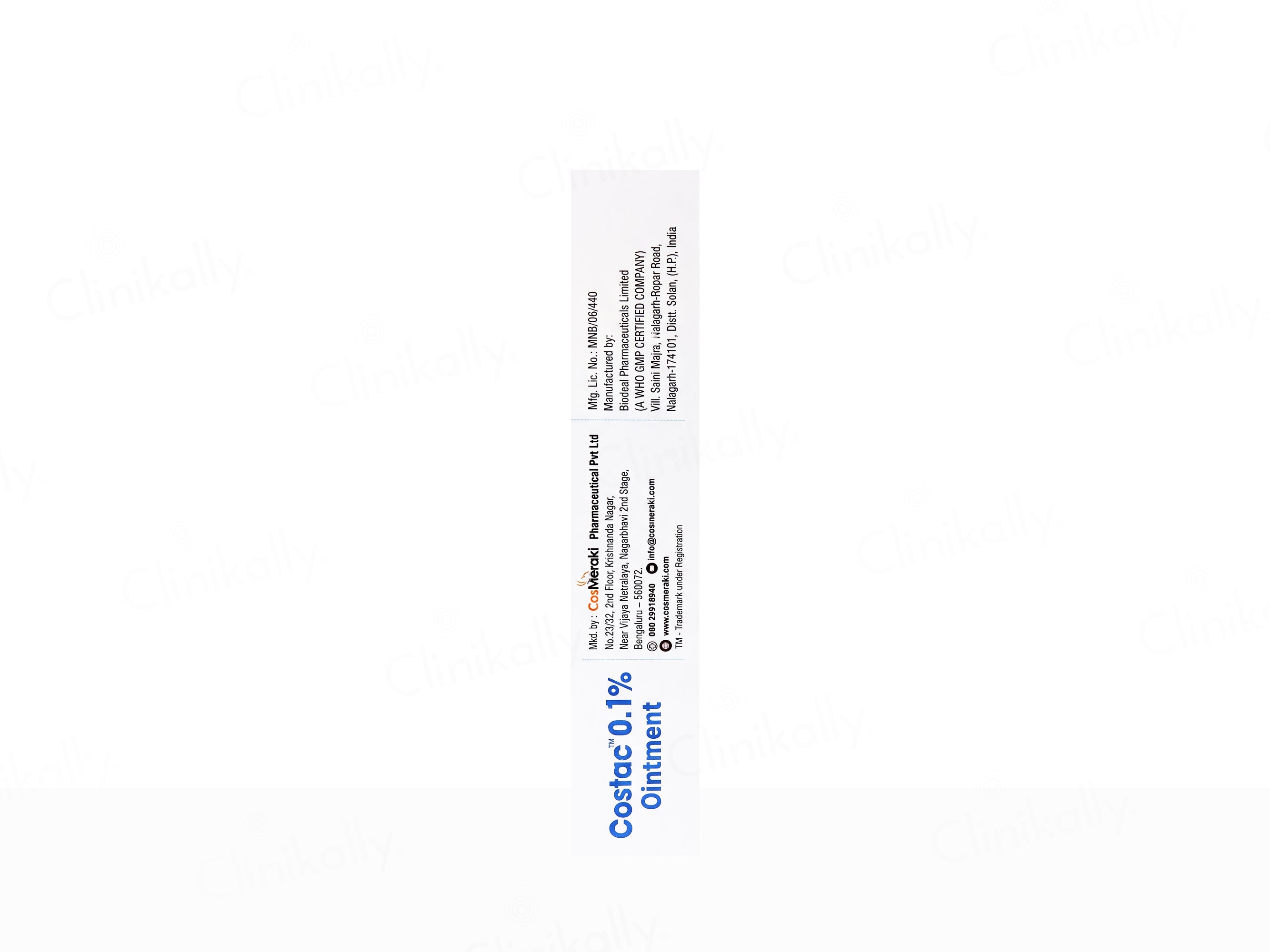 Costac 0.1% Ointment