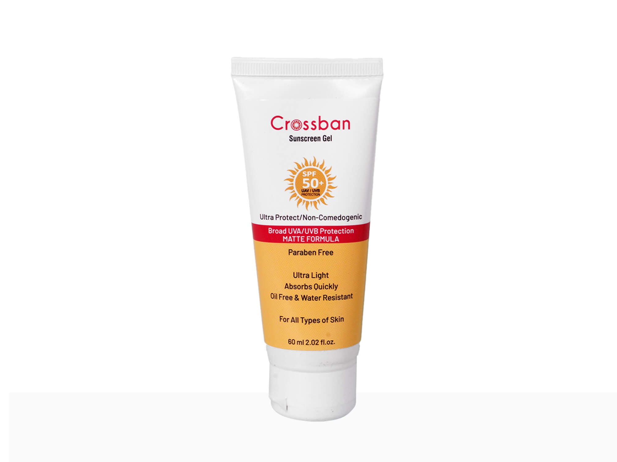 Crossban SPF 50+ Sunscreen Gel-Clinikally