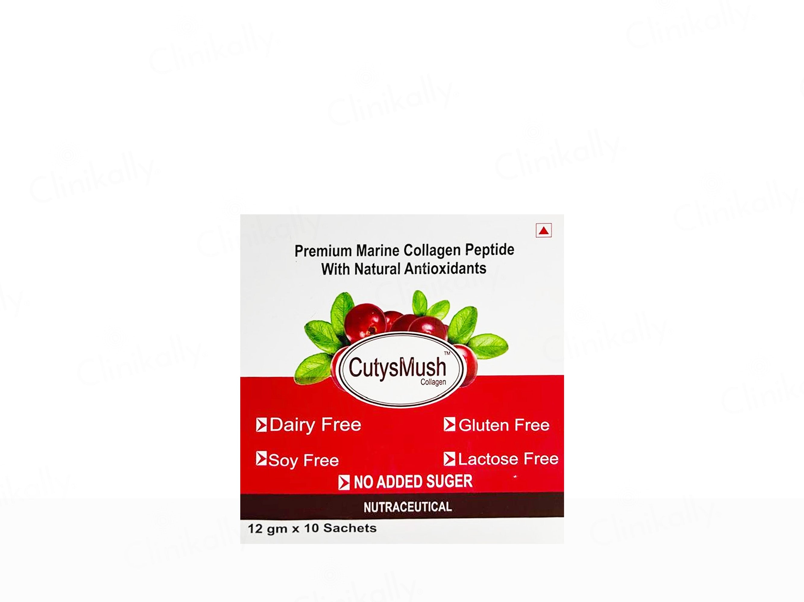 CutysMush Premium Marine Collagen Peptide Nutraceutical Powder