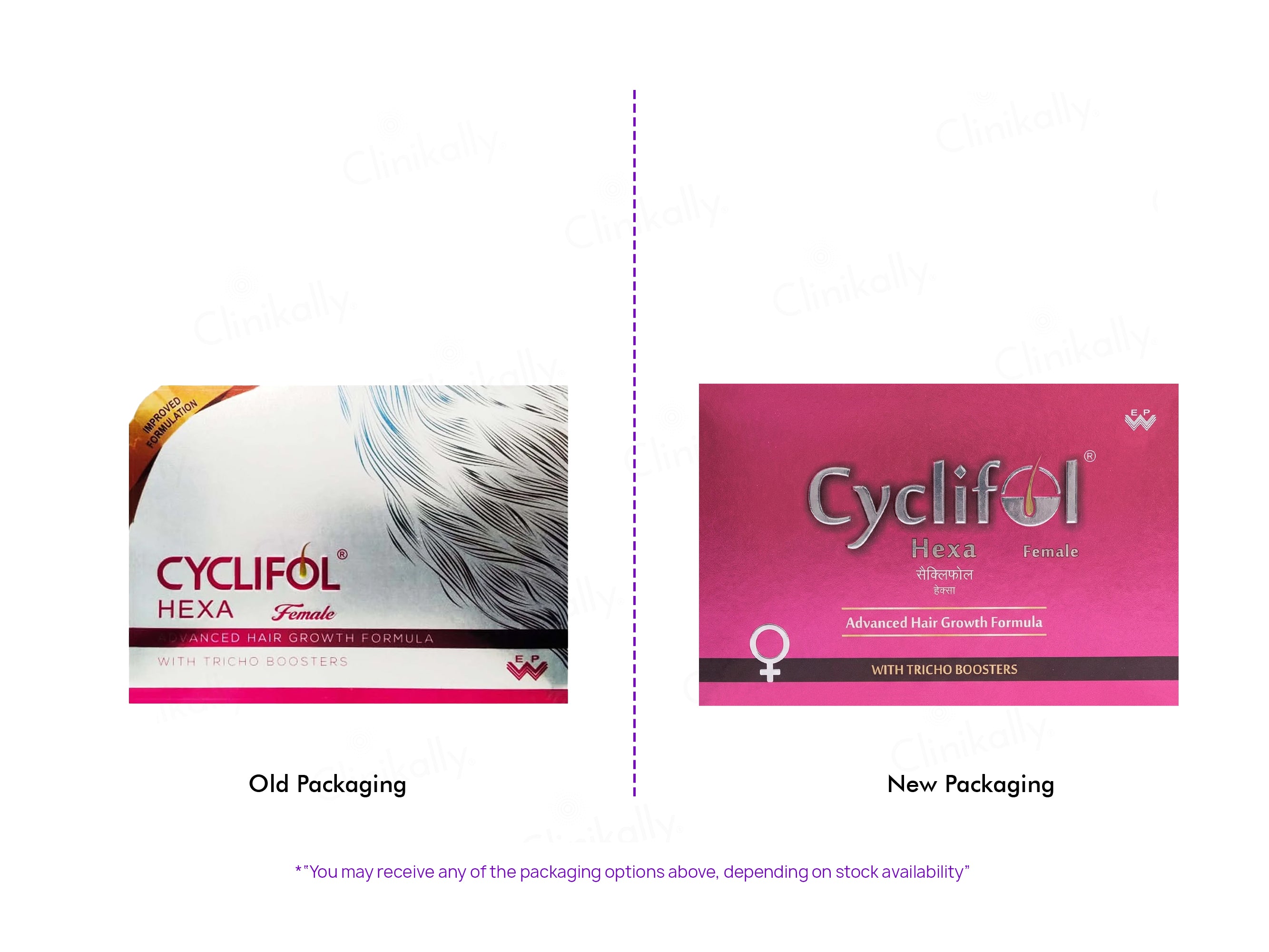 Cyclifol Hexa Female Advanced Cyclical Therapy Hair Growth Formula Kit