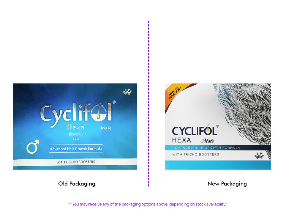 Cyclifol Hexa Male Advanced Cyclical Therapy Hair Growth Formula Kit