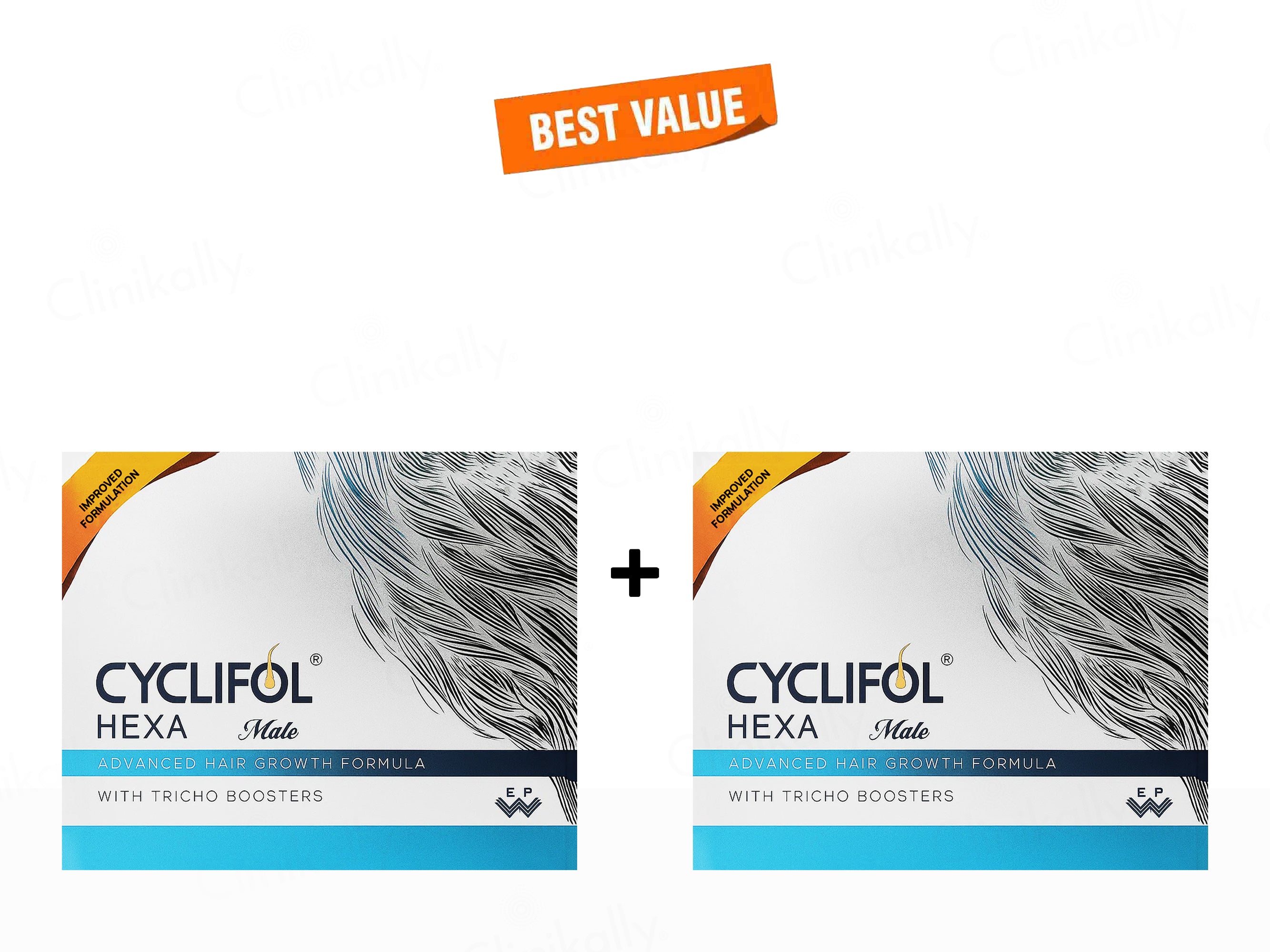 Cyclifol Hexa Male Advanced Cyclical Therapy Hair Growth Formula Kit