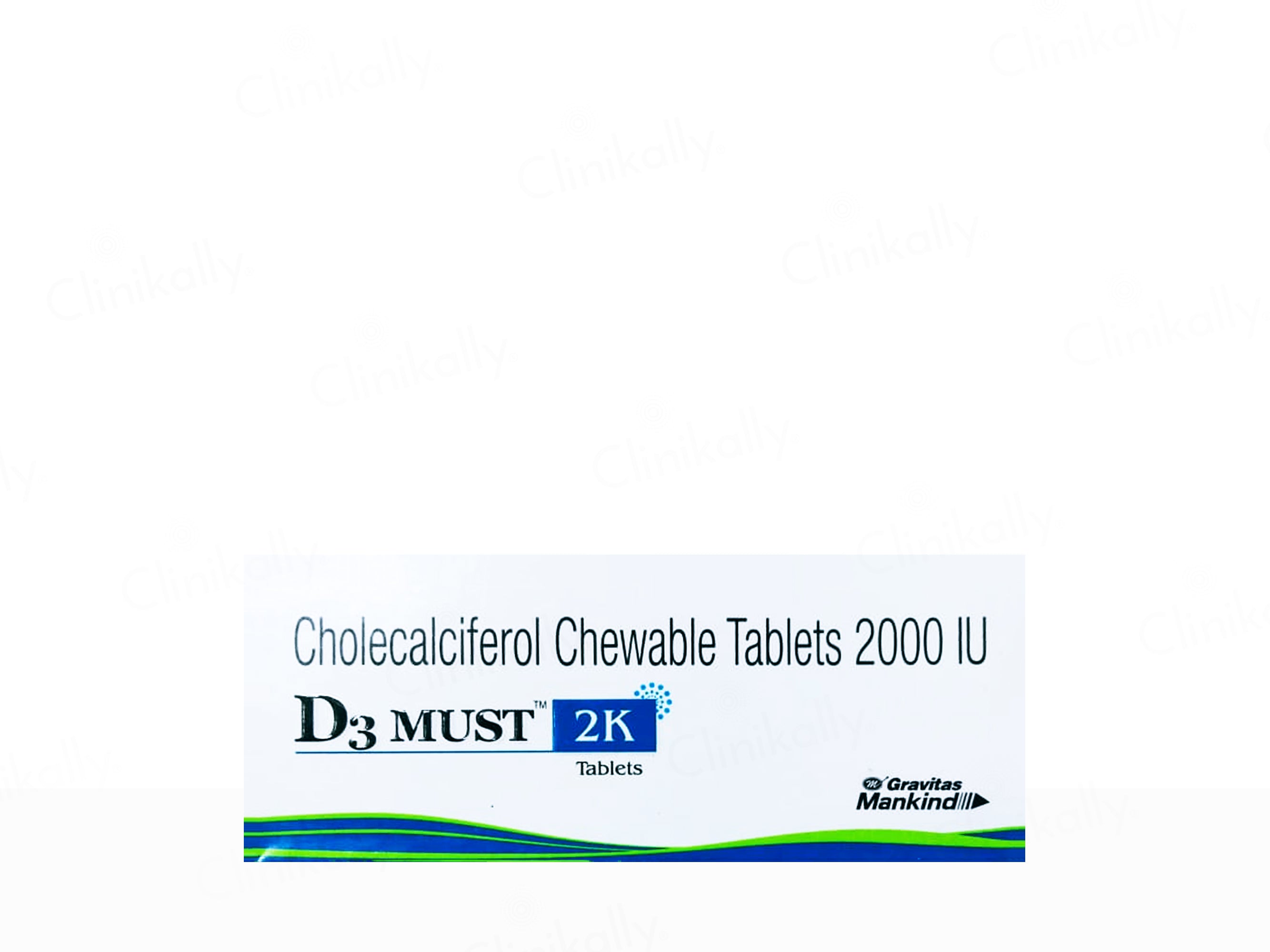 D3 Must 2K Chewable Tablet