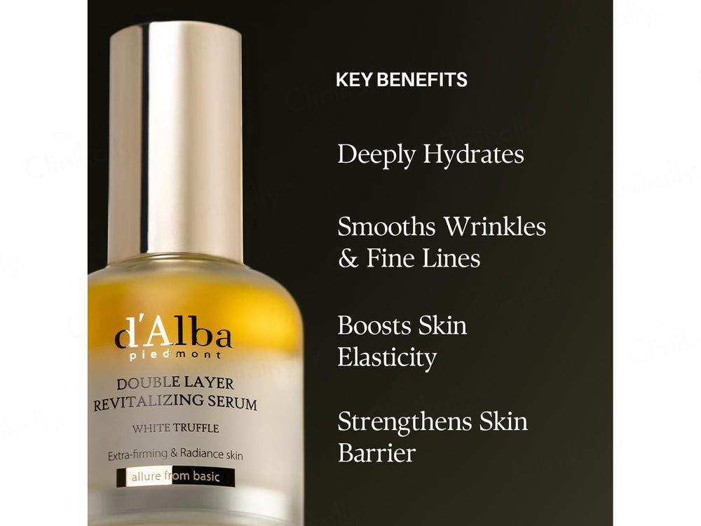 D'Alba White Truffle Double Layer Revitalizing Face Serum