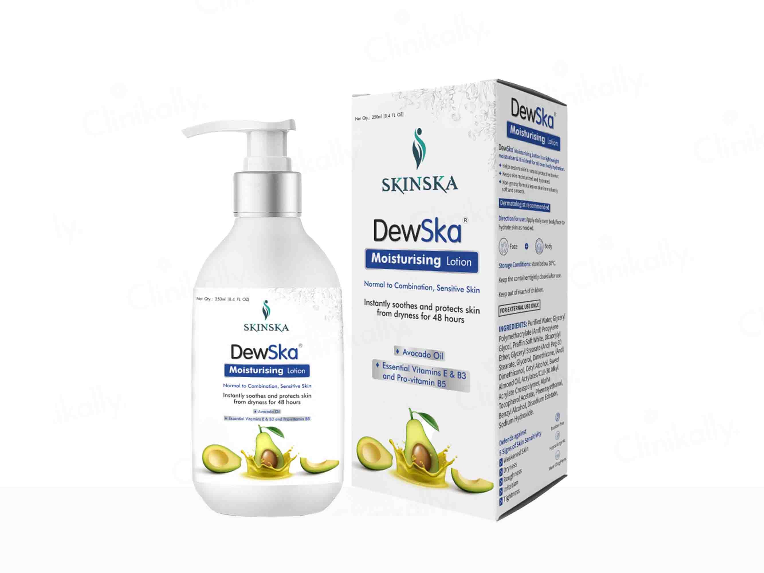 DewSka Moisturising Lotion - Clinikally