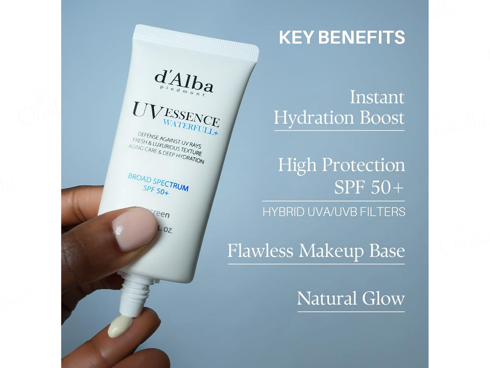 D'Alba UV Essence Waterfull+ Whitening & Anti-Wrinkle Sun Cream SPF 50+ PA++++