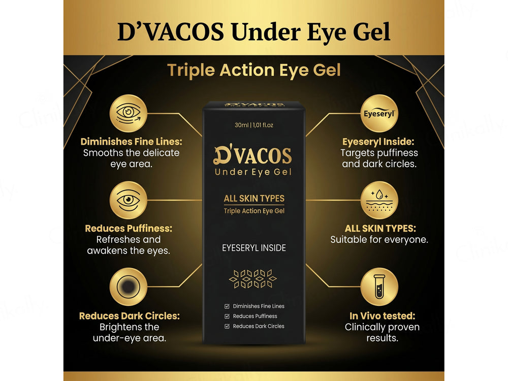 D'Vacos Triple Action Under Eye Gel