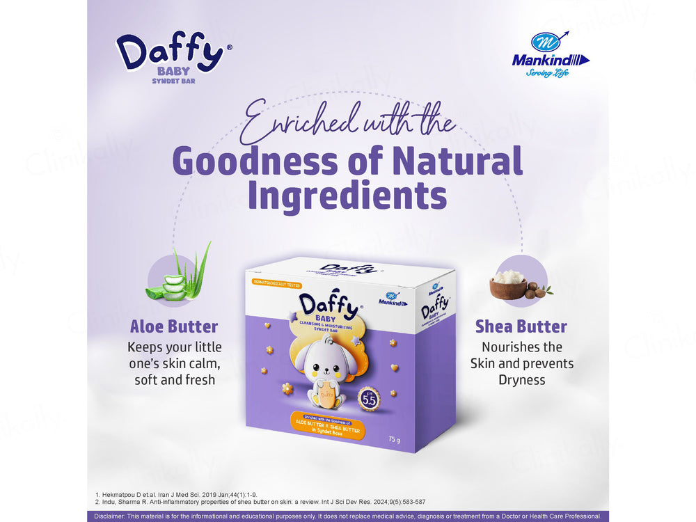 Daffy Baby Cleansing and Moisturising Bathing Bar