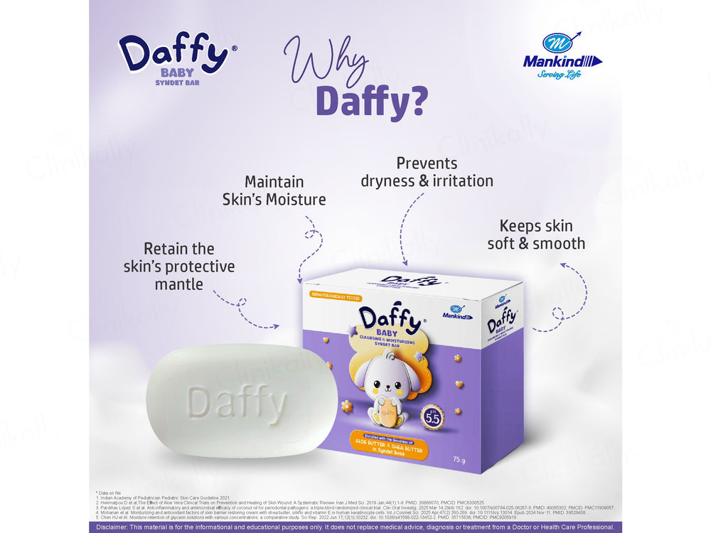 Daffy Baby Cleansing and Moisturising Bathing Bar