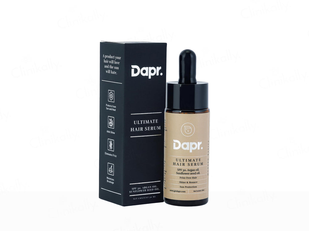Dapr. Argan Oil & Sunflower Seed Oil Ultimate Hair Serum SPF 30