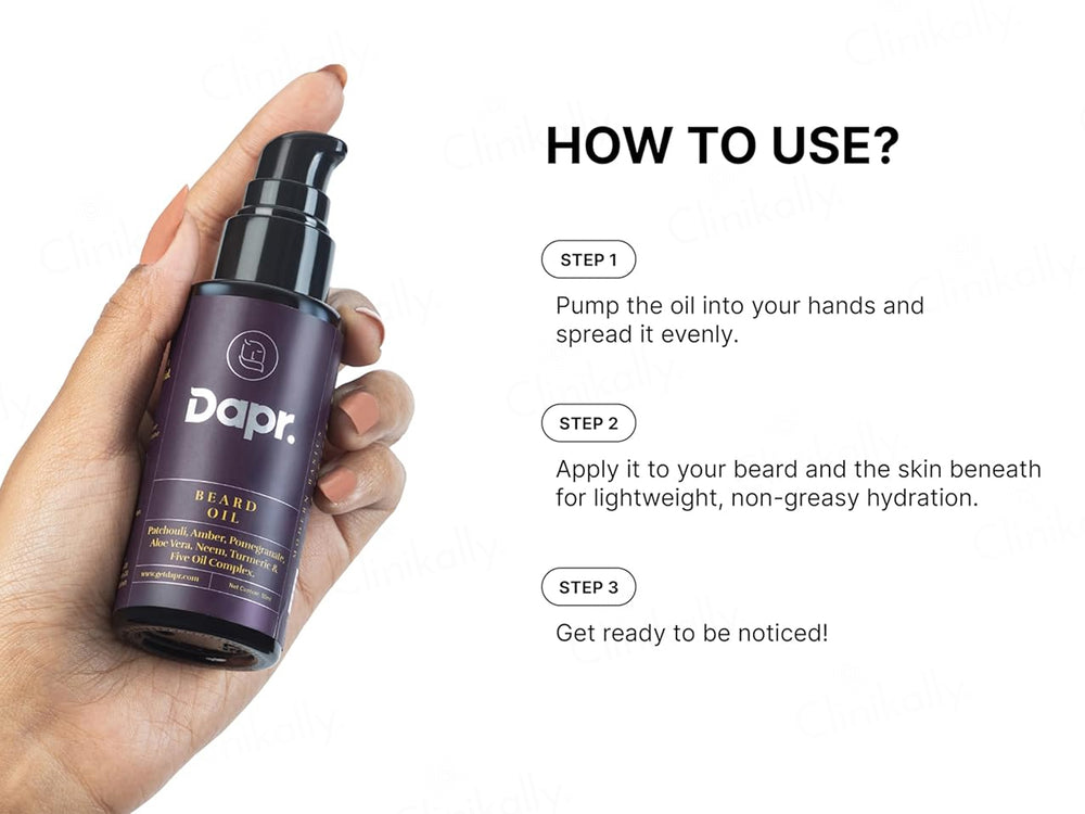 Dapr. Beard Growth Oil