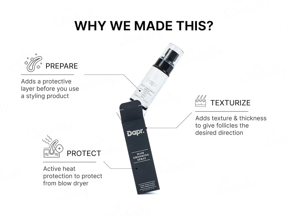 Dapr. Hair Grooming Texture Spray