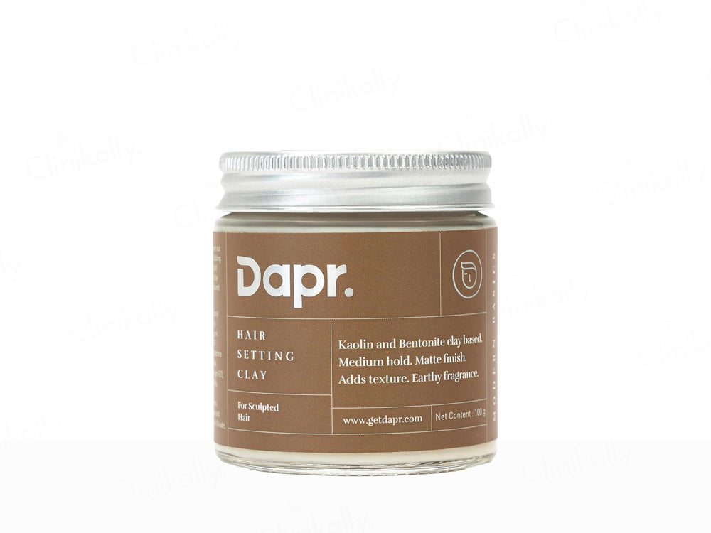 Dapr. Hair Setting Clay For Sculpted Hair