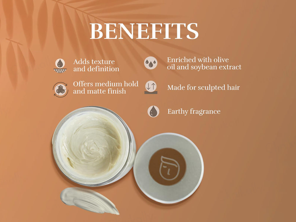 Dapr. Hair Setting Clay For Sculpted Hair