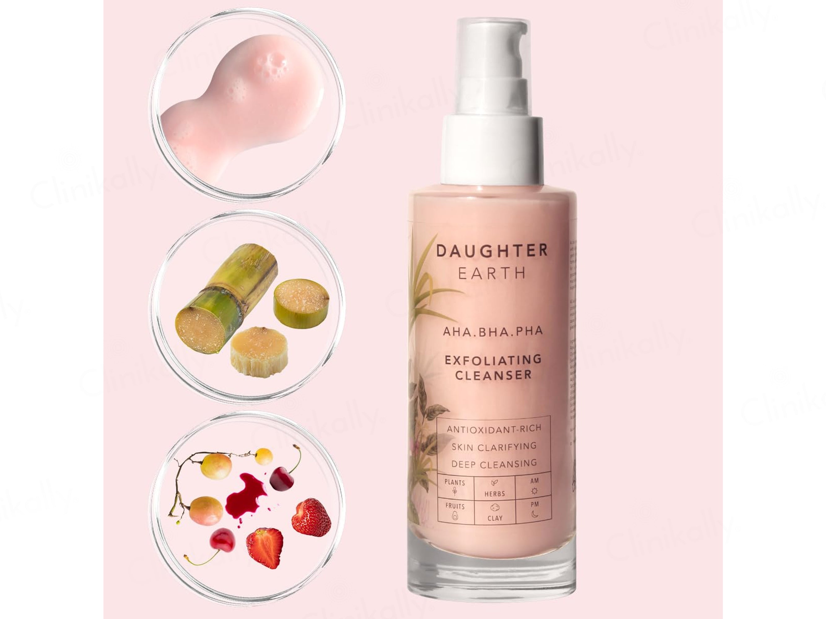 Daughter Earth AHA BHA PHA Exfoliating Cleanser