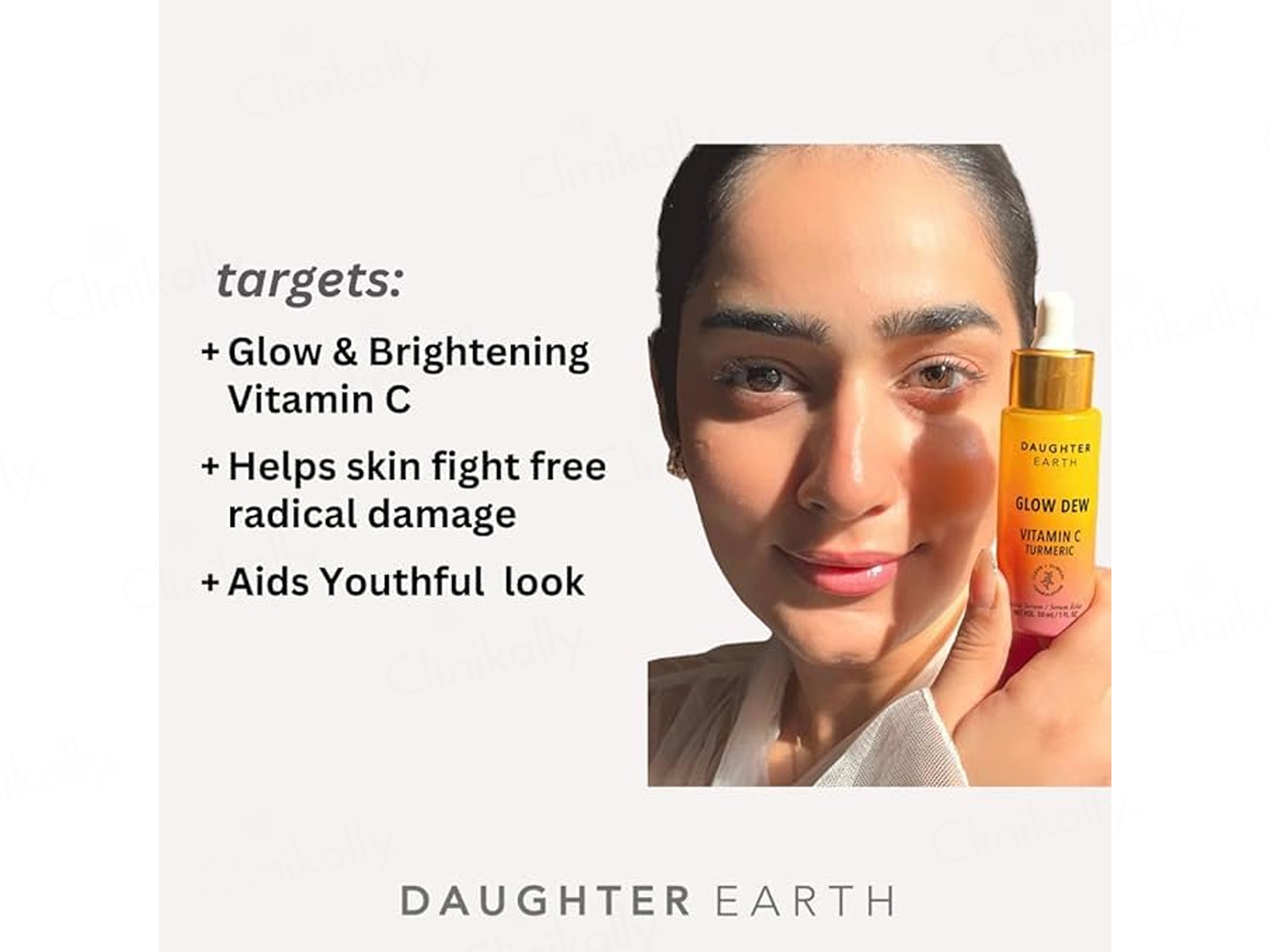 Daughter Earth Glow Dew 20% Vitamin C Turmeric Face Serum