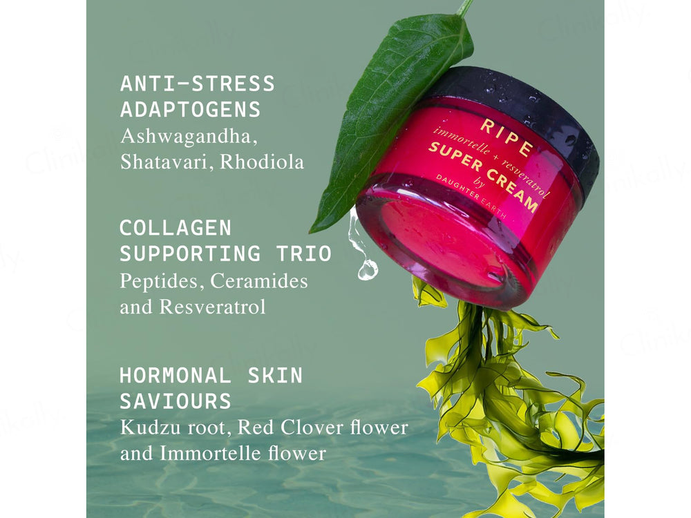 Daughter Earth Ripe Immortelle + Resveratrol Super Cream