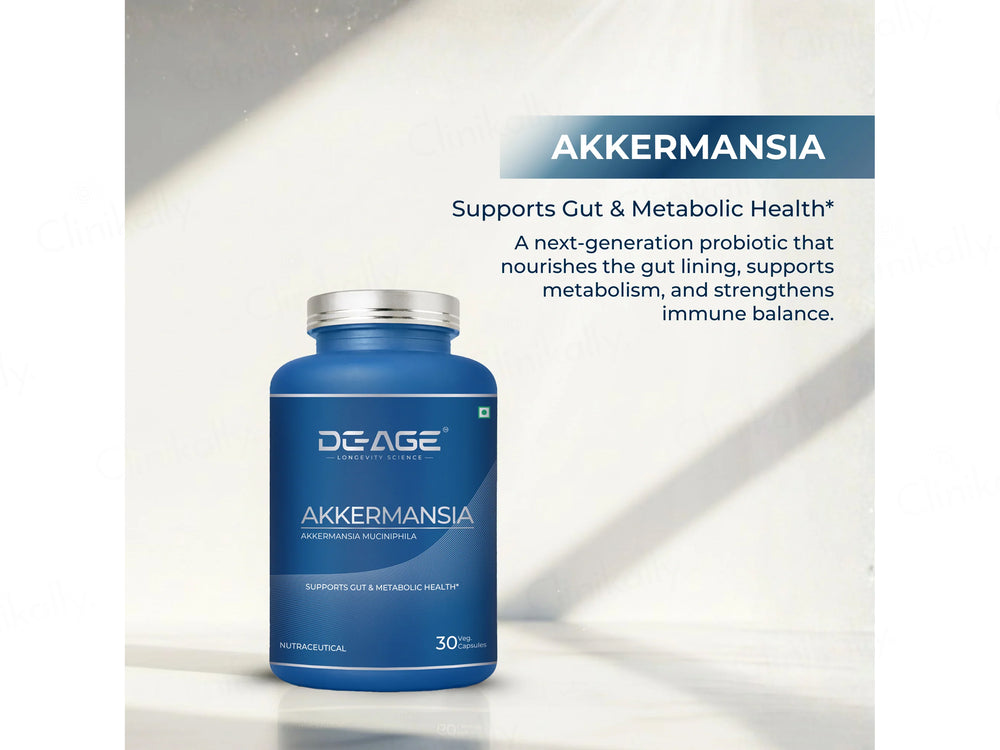 DeAge Akkermansia Nutraceutical Veg Capsule