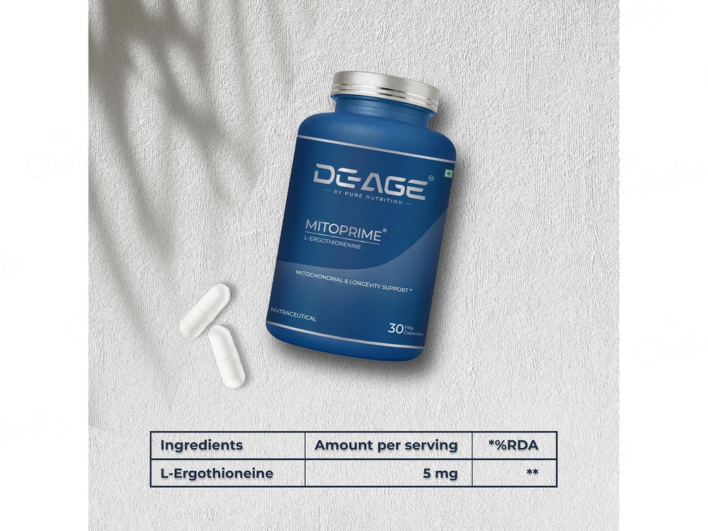 DeAge Mitoprime Nutraceutical Veg Capsule