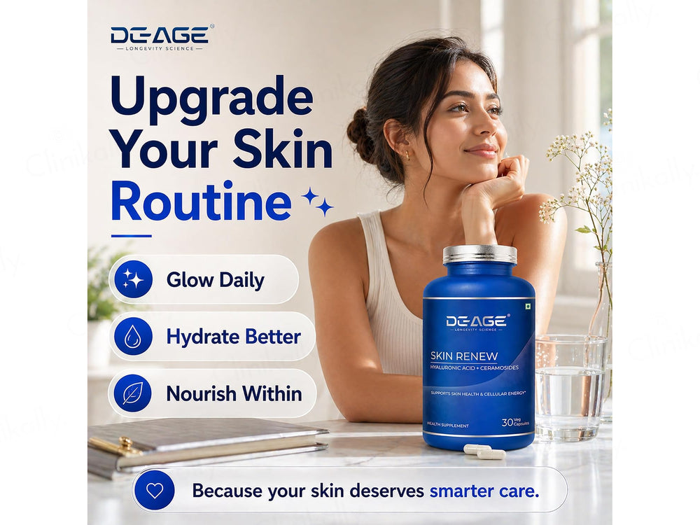DeAge Skin Renew Health Supplement Veg Capsule