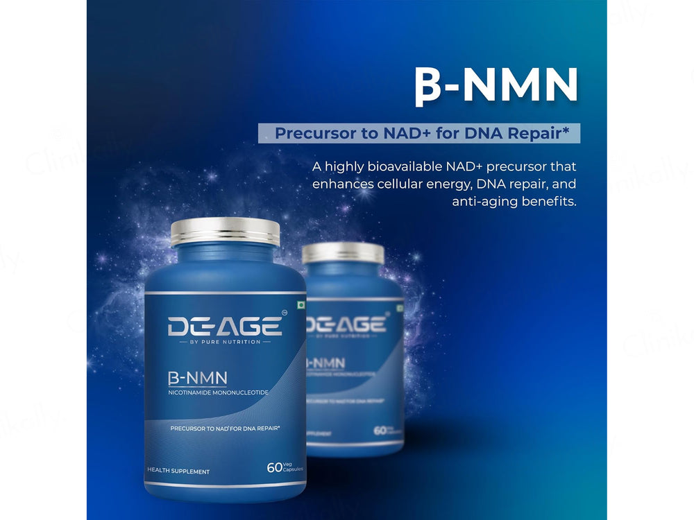 DeAge Trans Resveratrol Anti-Ageing Veg Capsule