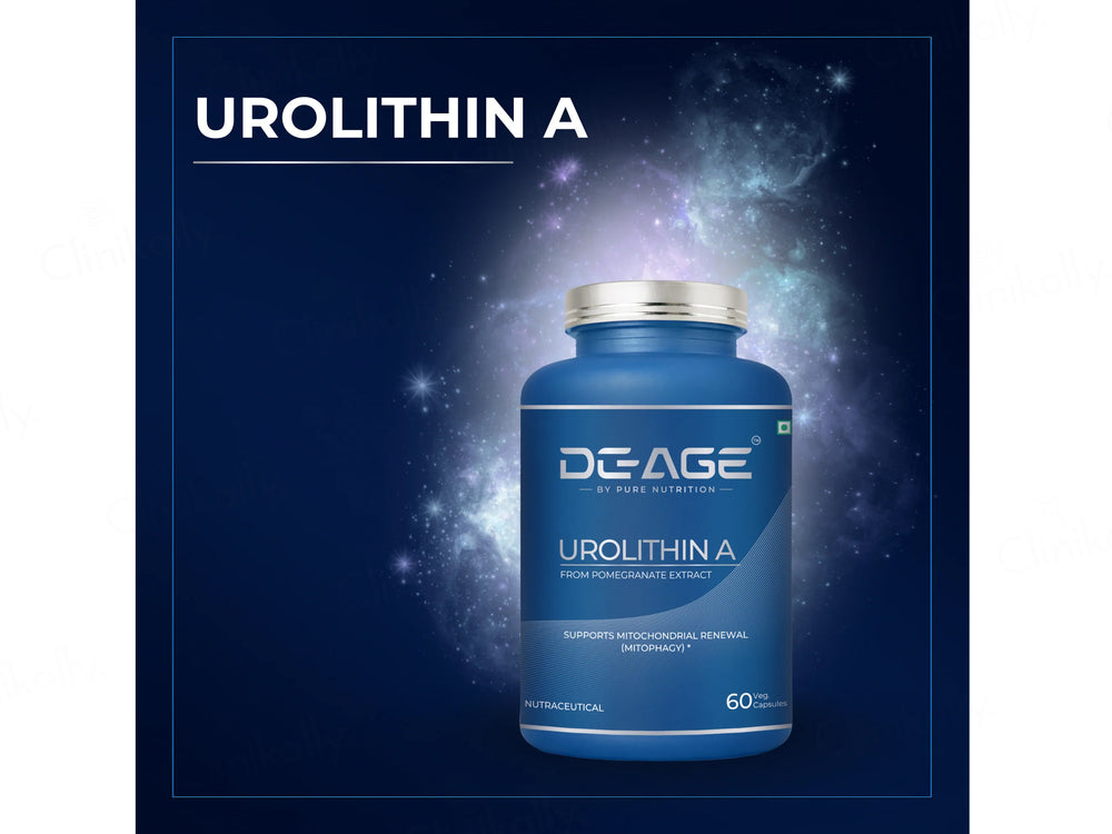 DeAge Urolithin-A Nutraceutical Veg Capsule