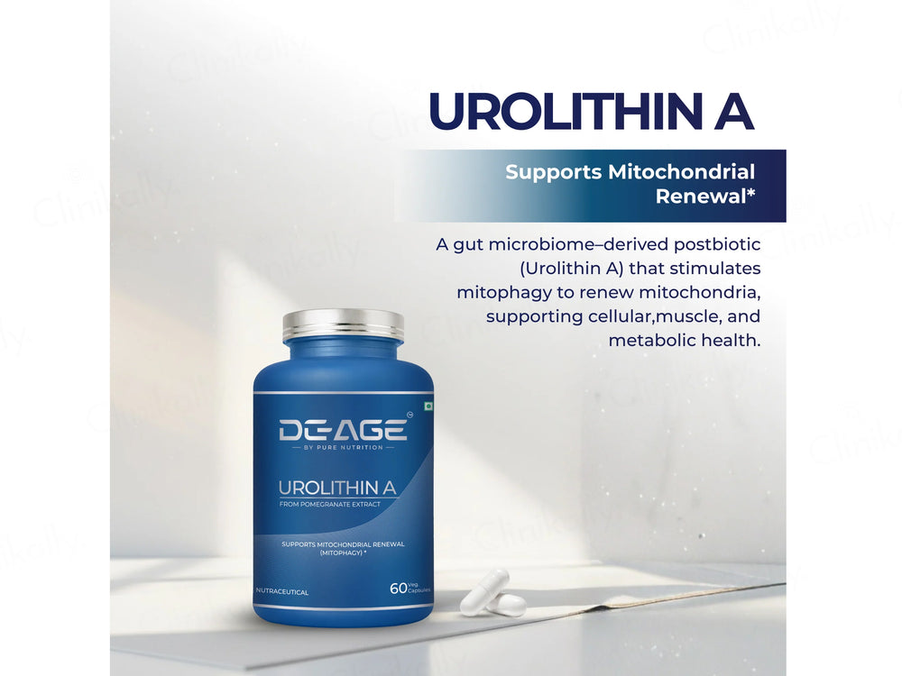 DeAge Urolithin-A Nutraceutical Veg Capsule