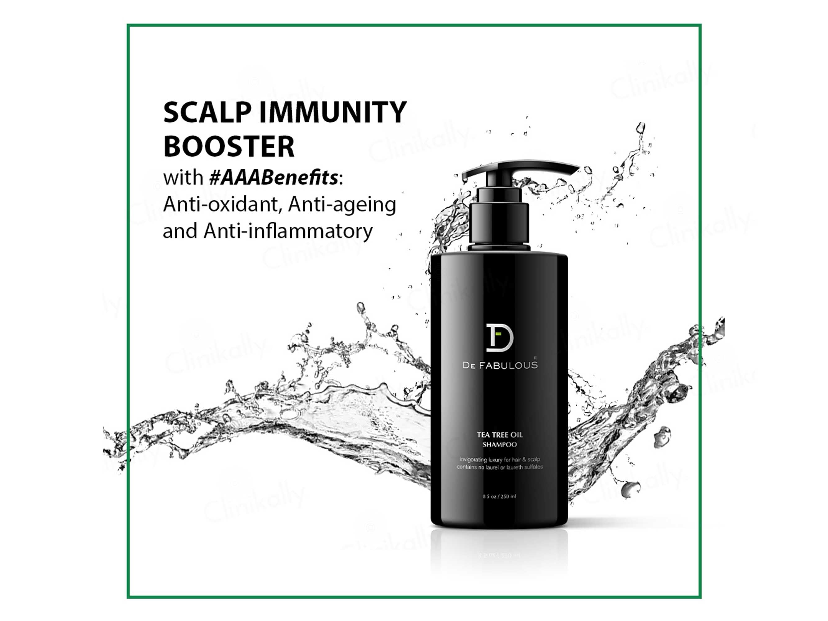 De Fabulous Tea Tree Oil Shampoo