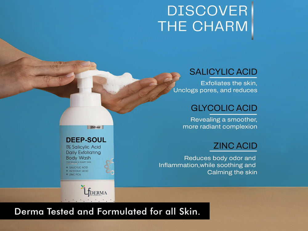 Biofaith Deep-Soul 1% Salicylic Acid Daily Exfoliating Body Wash