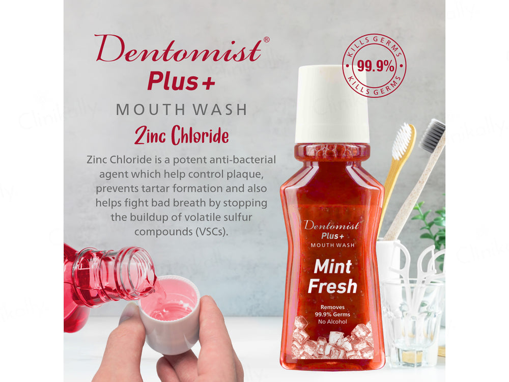 Dentomist Plus Mouth Wash - Mint Fresh