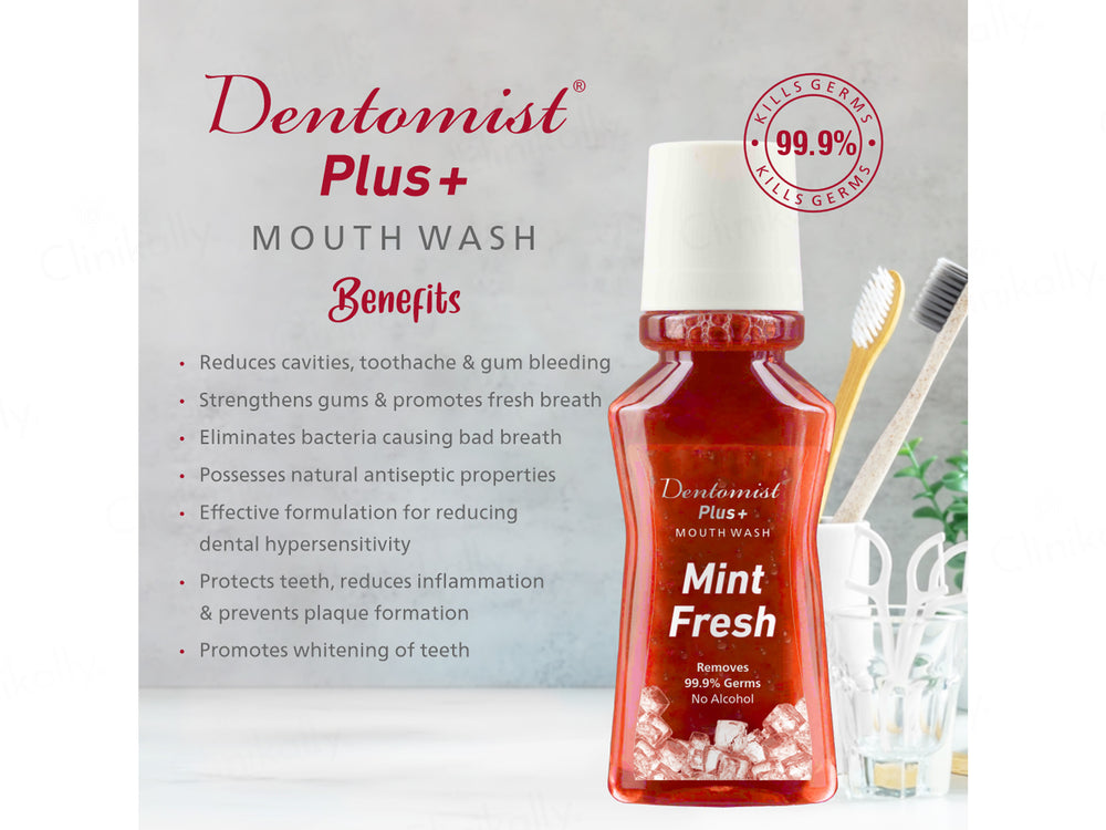 Dentomist Plus Mouth Wash - Mint Fresh