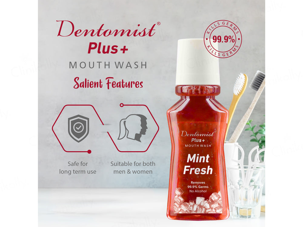 Dentomist Plus Mouth Wash - Mint Fresh