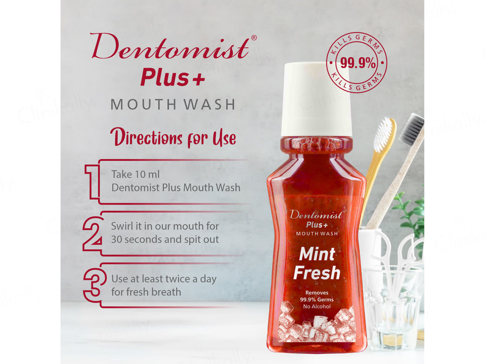 Dentomist Plus Mouth Wash - Mint Fresh