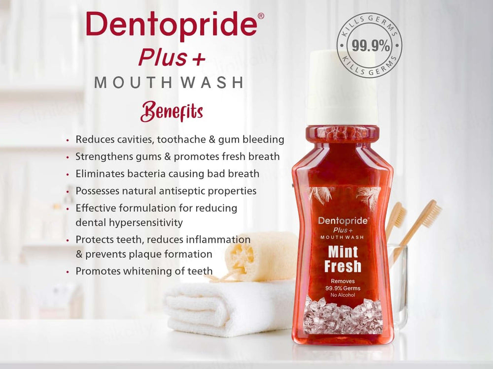 Dentopride Plus+ Mouthwash - Mint Fresh