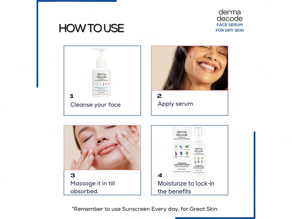 Derma Decode Daily Use Face Serum For Dry Skin