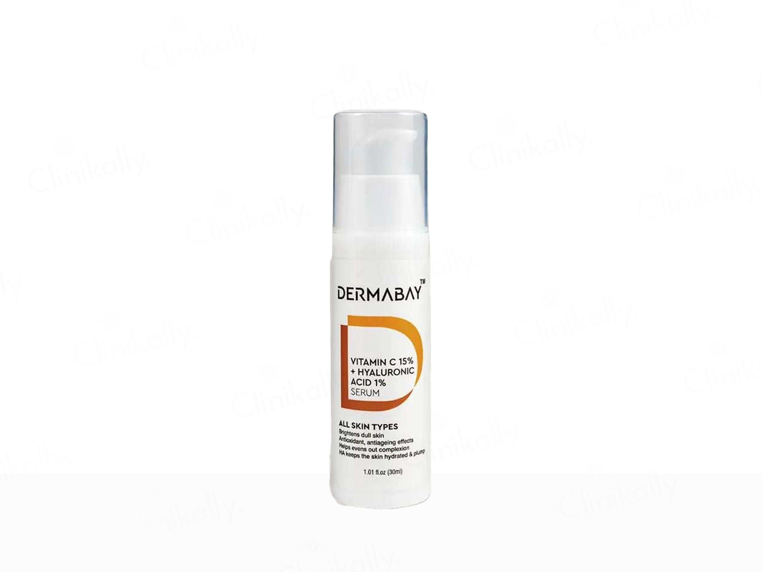Dermabay 15% Vitamin C + 1% Hyaluronic Acid Face Serum