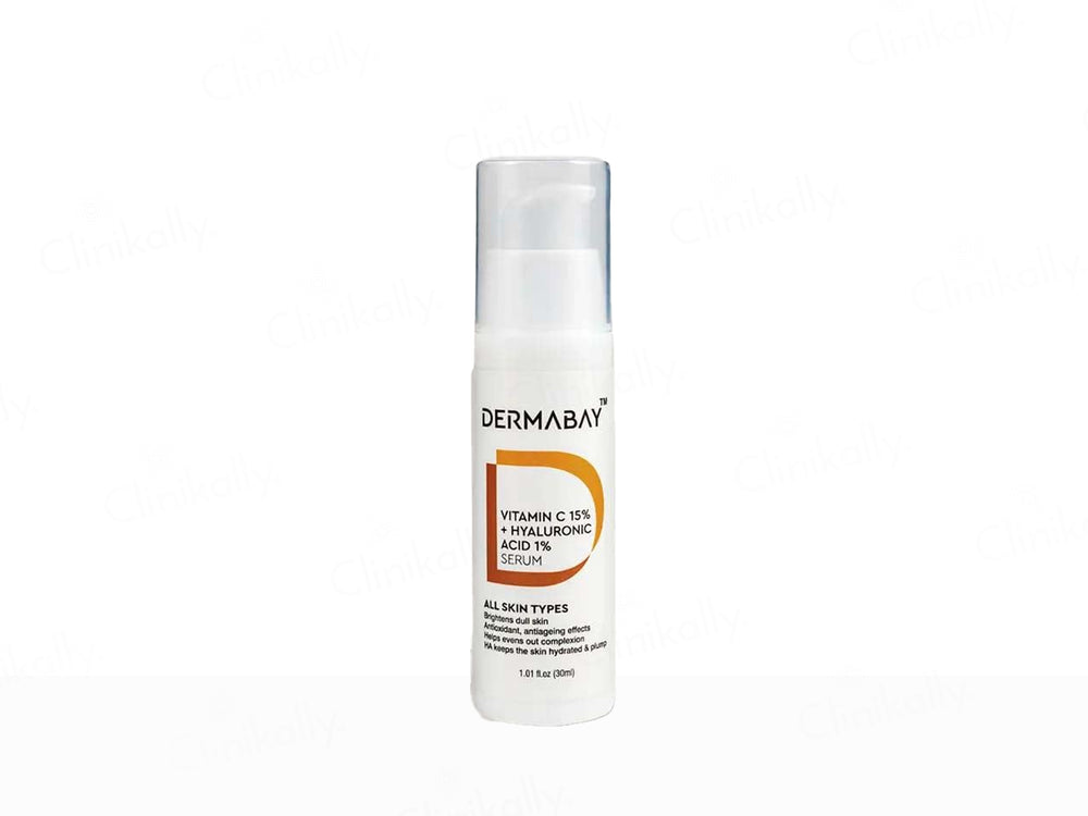 Dermabay 15% Vitamin C + 1% Hyaluronic Acid Face Serum