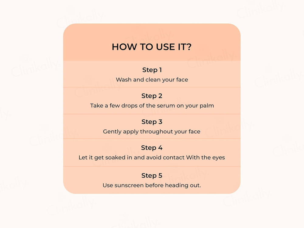 Dermabay 15% Vitamin C + 1% Hyaluronic Acid Face Serum