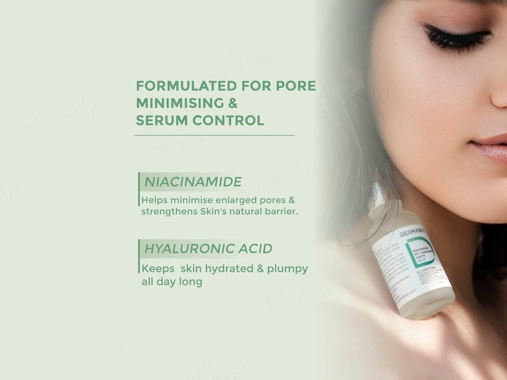 Dermabay 5% Niacinamide + 1% Hyaluronic Acid Face Serum