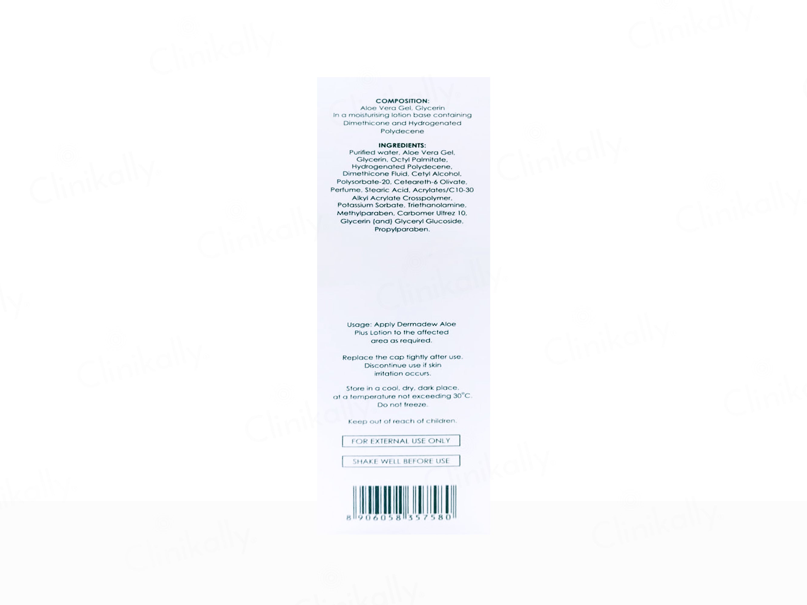 Dermadew Aloe Plus Moisturiser Lotion