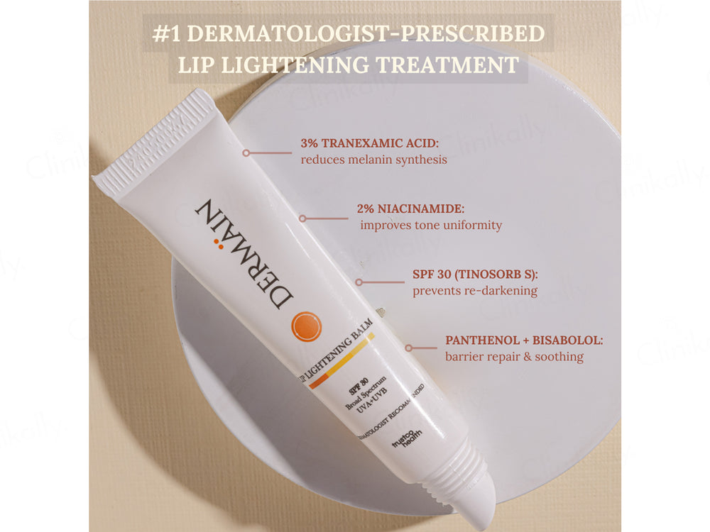 DERMAIN Lip Lightening Balm SPF 30