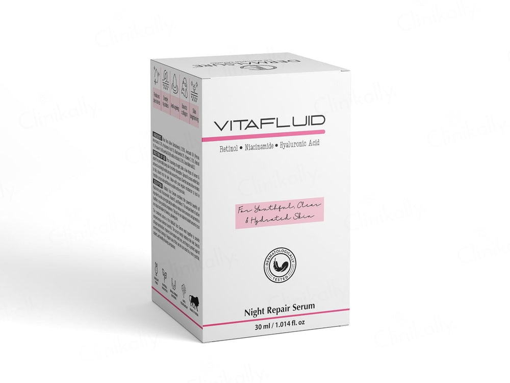 Dermalsure Vitafluid Night Repair Face Serum