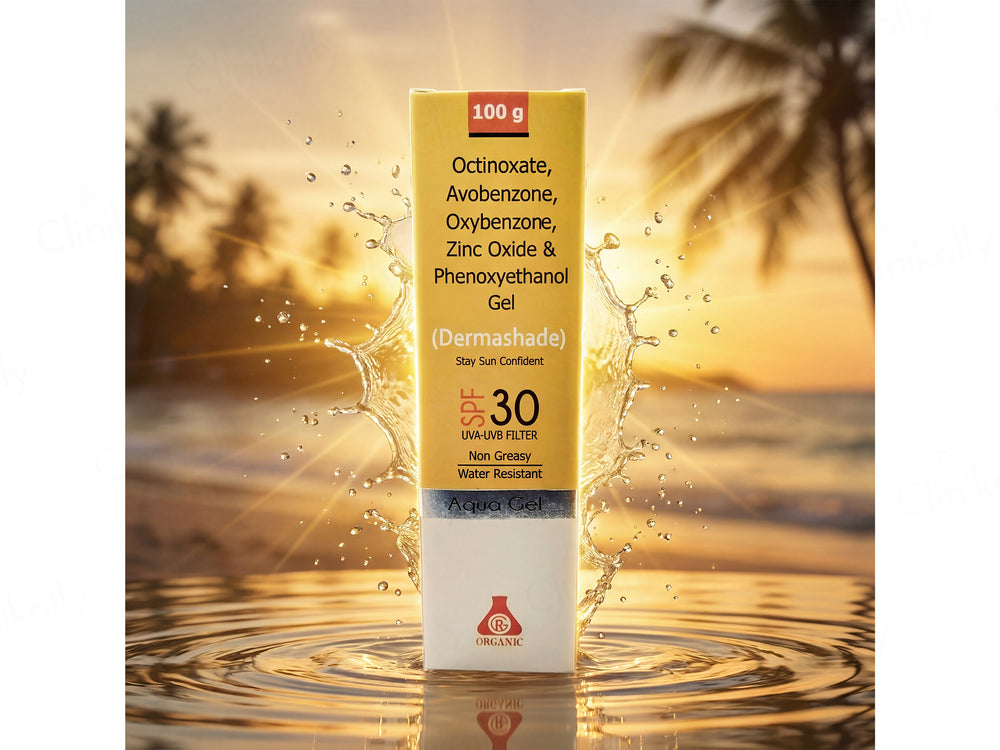 Dermashade Aqua Gel Sunscreen SPF 30 UVA-UVB Filter