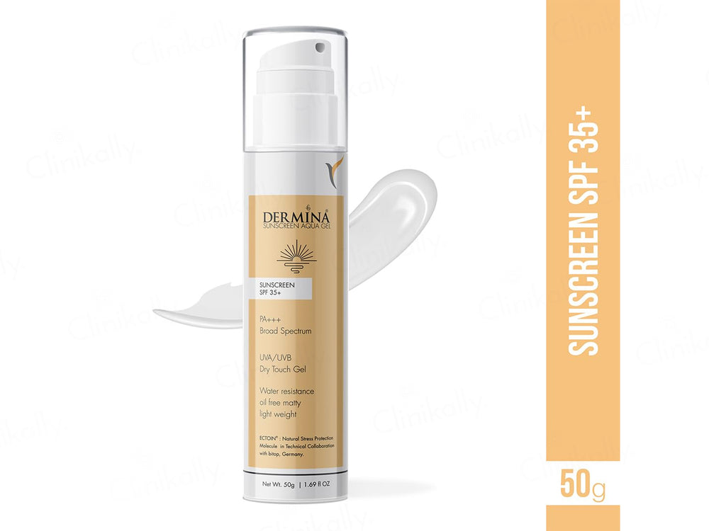 Dermina Aqua Dry Touch Gel Sunscreen SPF 35+ PA+++