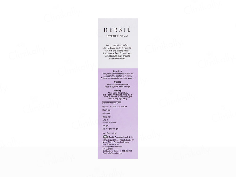 Dersil Hydrating Cream