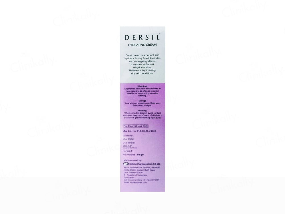Dersil Hydrating Cream
