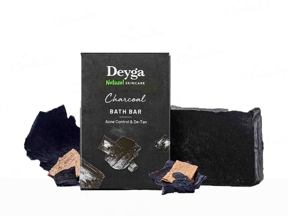 Deyga Charcoal Bath Bar For Acne Control & De-Tan