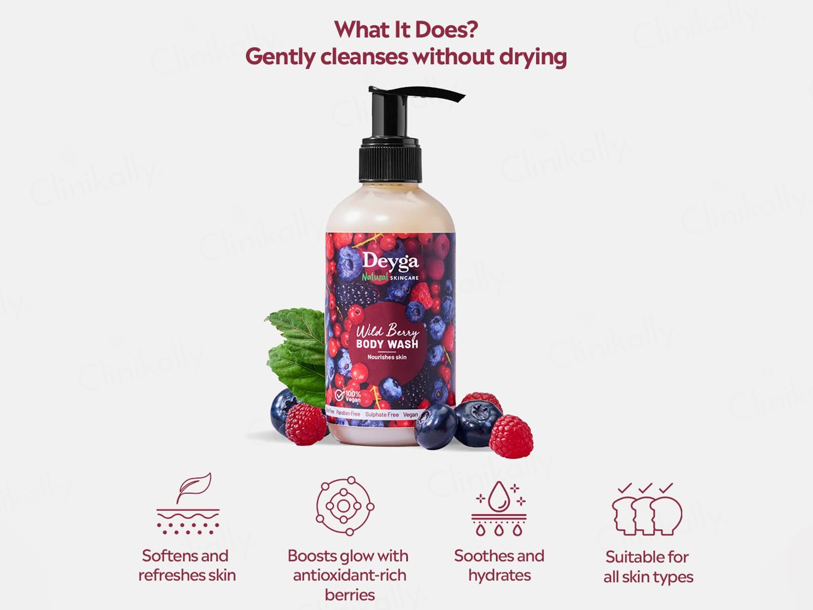 Deyga Wild Berry Body Wash