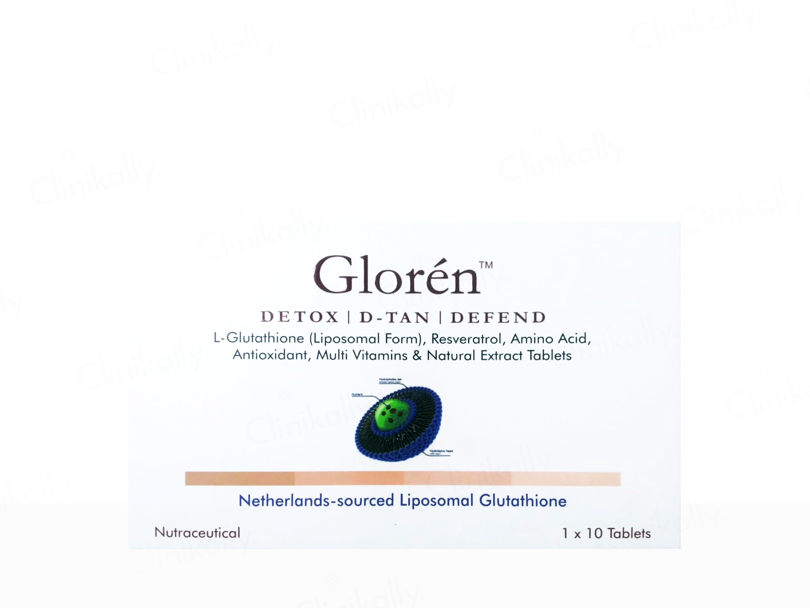 Diara Gloren Detox & D-Tan Nutraceutical Tablet